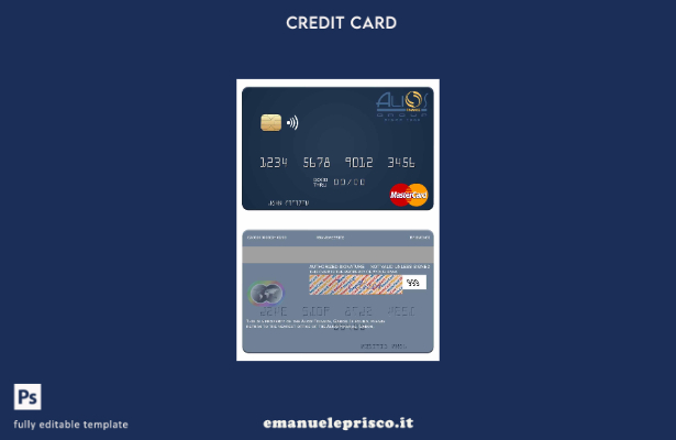 modello mastercard Gabon Alios Finance in stile verificato