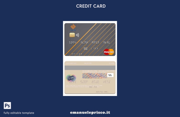 modello mastercard Gambia Access Bank in stile verificato