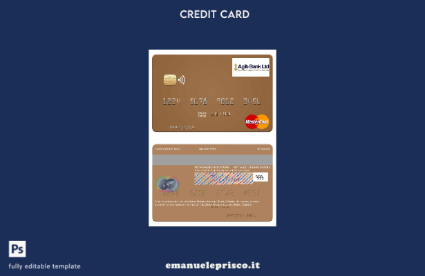 modello mastercard Gambia Arab Gambia Islamic Bank in stile verificato