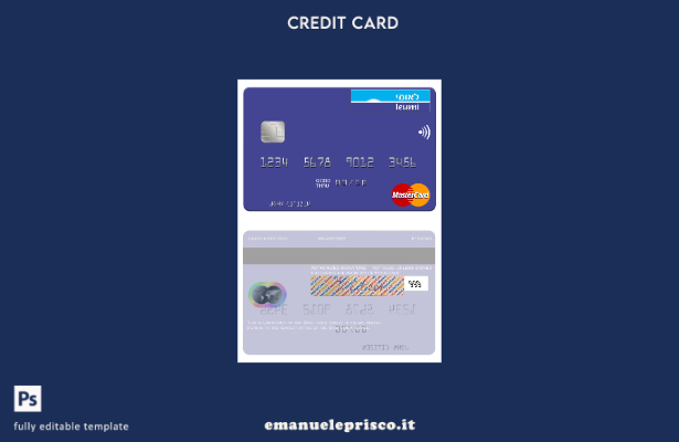 modello mastercard Israel Bank Leumi in stile verificato