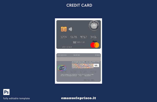 modello mastercard Nauru Bank of Nauru in stile verificato