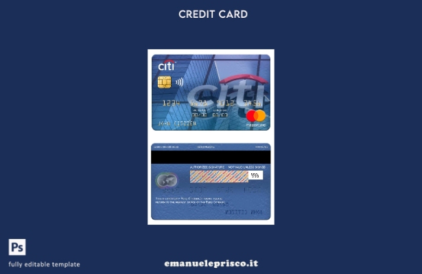 modello mastercard Perù Citibank stile verificato