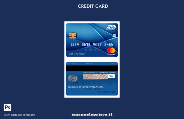 modello mastercard USA ADP Earnings in stile verificato