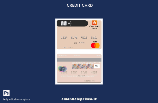 modello mastercard Uganda Cairo Bank Uganda stile verificato
