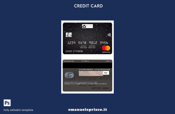 modello mastercard della Banca di Aston del Regno Unito in stile verificato