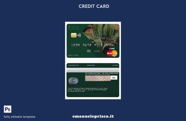 modello mastercard della banca commerciale dell'Angola in stile verificato
