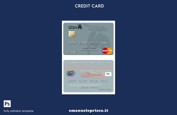 modello mastercard stile verificato Palau Bank of Guam