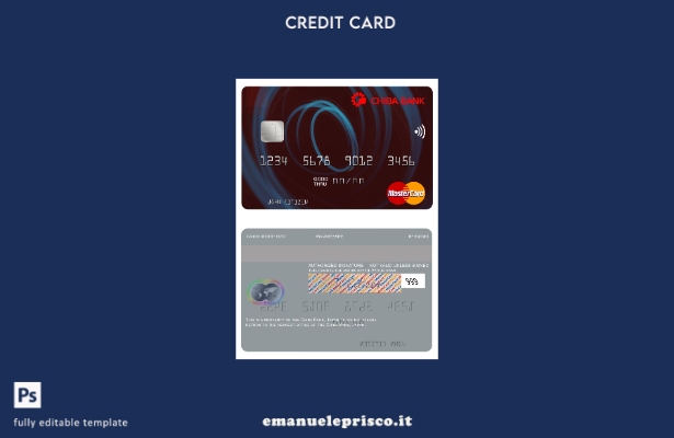 modello mastercard stile verificato della Japan Chiba Bank