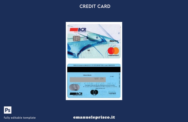stile verificato Costa Rica Modello di versione di debito mastercard della Banca