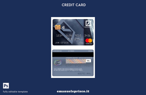 stile verificato Germania Modello mastercard Deutsche Bank