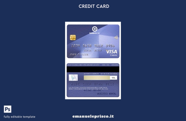 stile verificato Modello di carta classica per visto Kirghizistan OJSC Bakai Ban