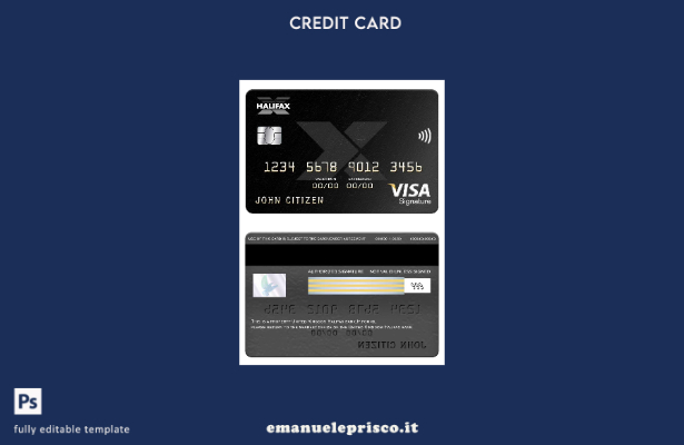 stile verificato Modello di carta per firma del visto bancario del Regno Unito H