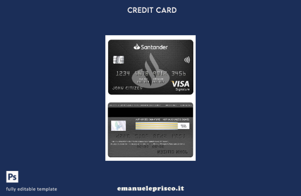 stile verificato Modello di carta per firma del visto bancario del Regno Unito S