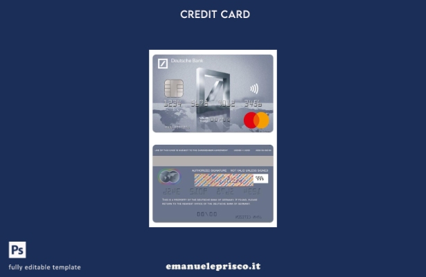stile verificato Modello di mastercard da viaggio Germania Deutsche Bank