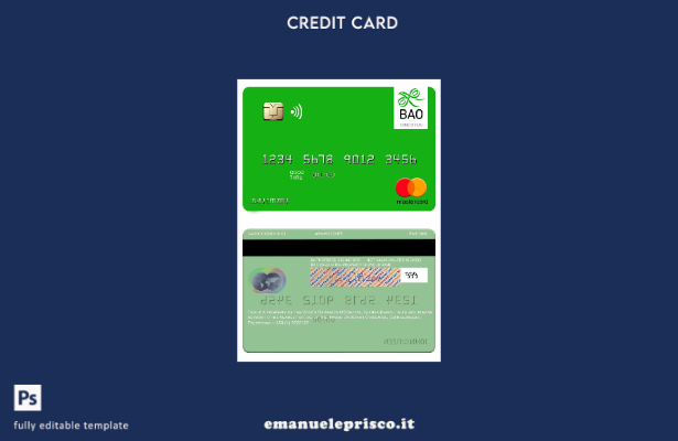 stile verificato Modello mastercard Guinea Bissau Banco Da Africa Ocidental