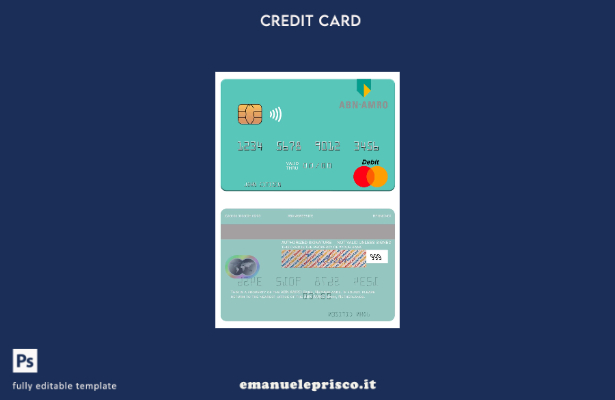 stile verificato Modello mastercard della banca ABN AMRO Paesi Bassi