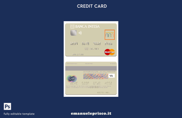 stile verificato Serbia La Banca Intesa a.d. Modello Mastercard di Belgrado