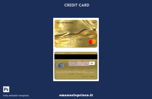 stile verificato modello Romania Banca Transilvania mastercard oro