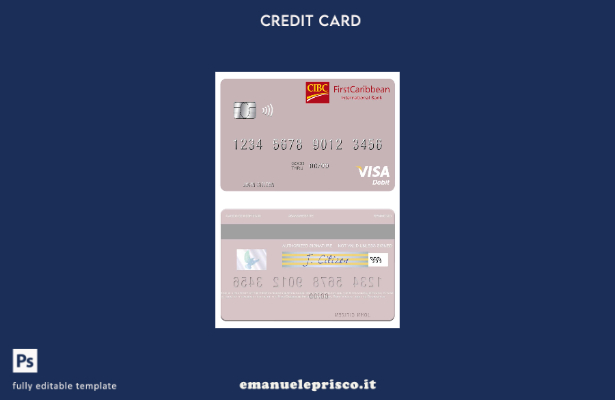 stile verificato modello di carta di debito visto Saint Vincent e Grenadine Firs