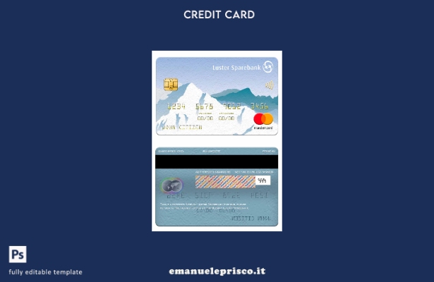 stile verificato modello mastercard Norvegia Lustre Sparebank