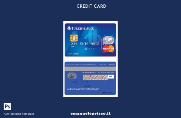 stile verificato modello mastercard standard Turchia TurkishBank