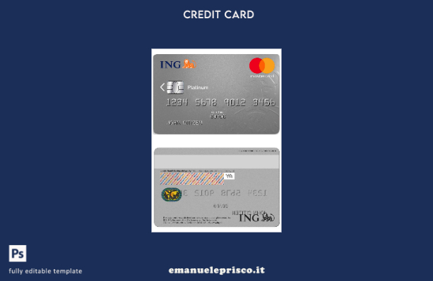 stile verificato modello platino mastercard banca olandese ING