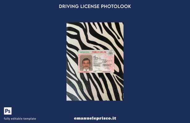 modello FRONTALE photolook Burkina Faso DL stile verificato