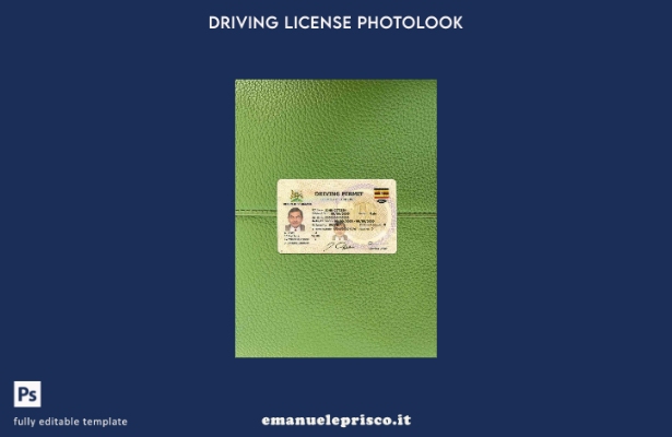 modello FRONTALE photolook DL Uganda stile verificato