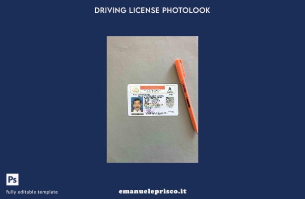 modello FRONTALE photolook Indonesia DL stile verificato