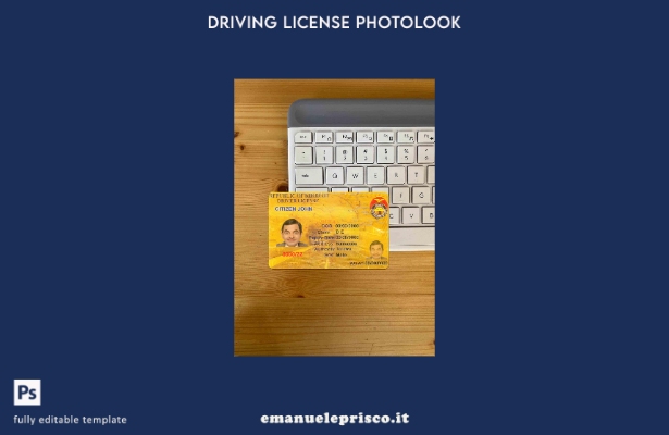 modello FRONTALE photolook Kiribati DL stile verificato