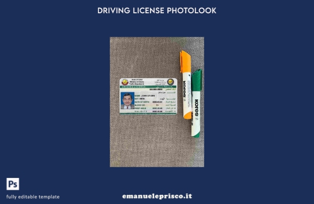 modello FRONTALE photolook Qatar DL stile verificato