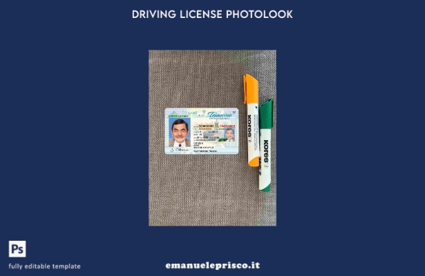 modello FRONTALE photolook USA Tennessee DL stile verificato