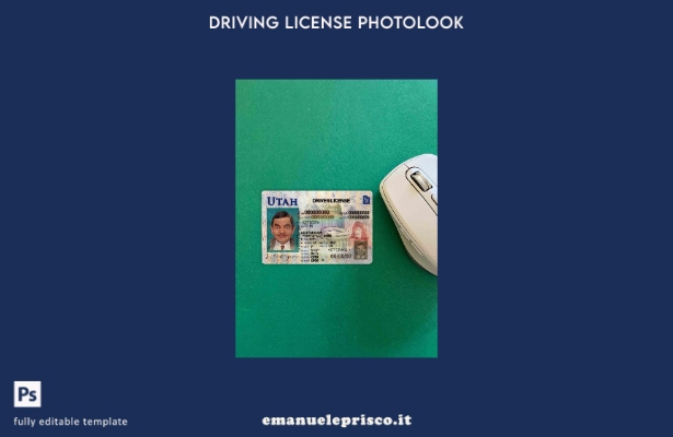 modello FRONTALE photolook USA Utah DL stile verificato