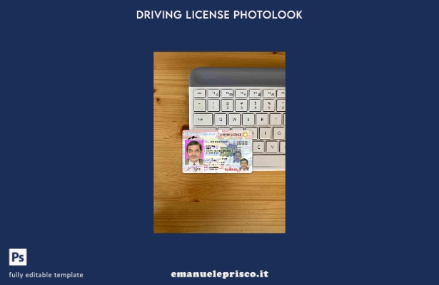 modello FRONTE photolook USA North Carolina DL stile verificato