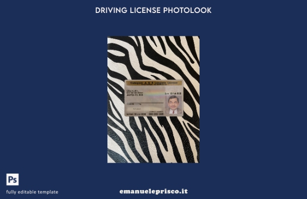 stile verificato Modello frontale photolook con licenza A e B per Australia Vict