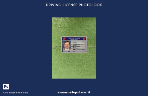 stile verificato modello anteriore photolook presente patente di guida turca