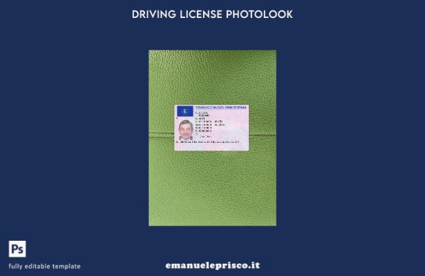 stile verificato modello anteriore photolook versione patente di guida spagnola