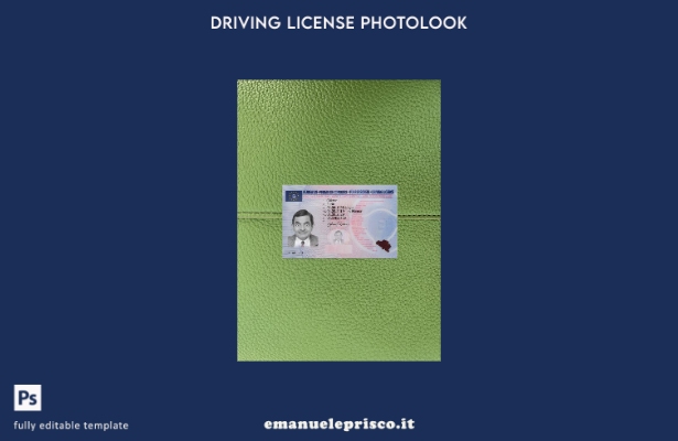 stile verificato modello frontale photolook presente patente di guida belga