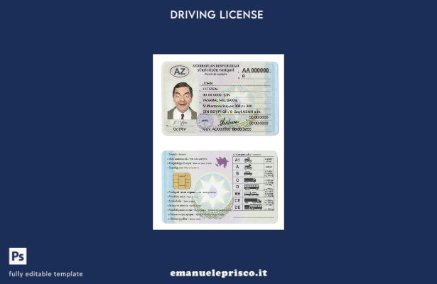 verified style modello DL ( presente) stile verificato dell'Azerbaigian template