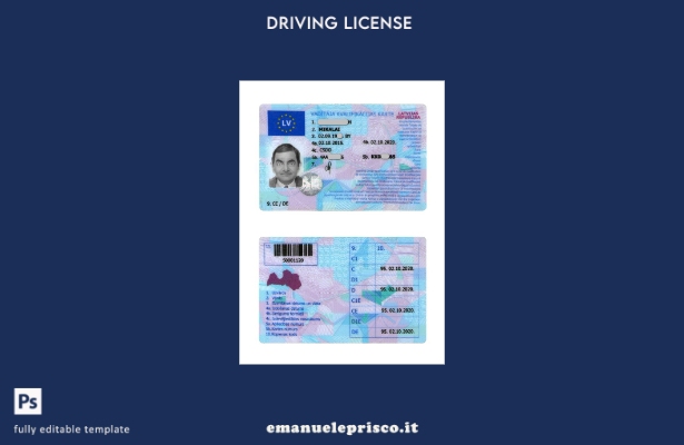 verified style modello DL Lettonia in stile verificato template