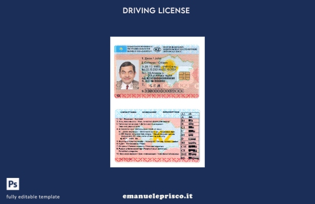 verified style modello DL stile Kazakistan verificato template
