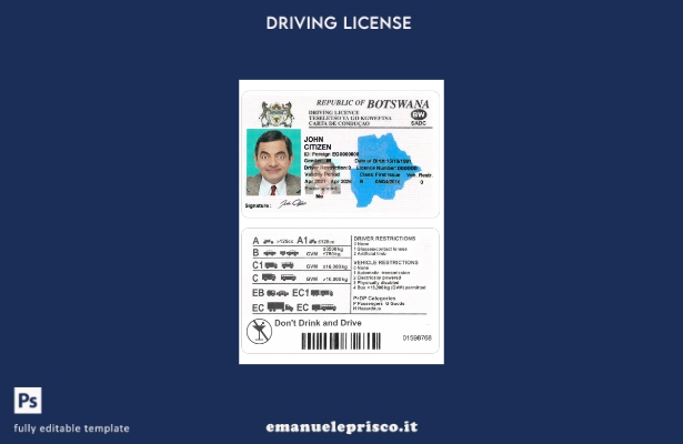 verified style modello dl Botswana in stile verificato template