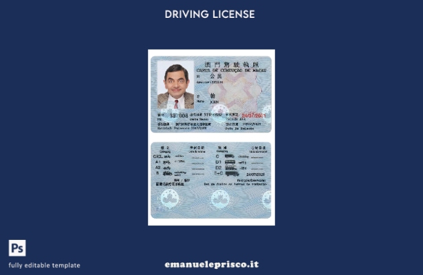 verified style modello dl di Macao in stile verificato template