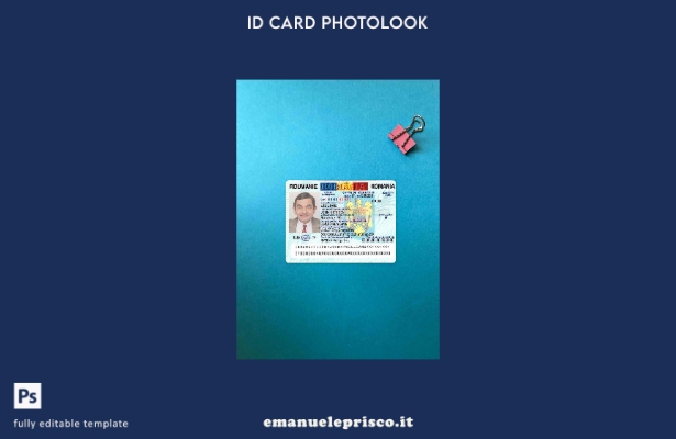 ID Romania stile verificato e modello FRONTALE photolook aggiornato
