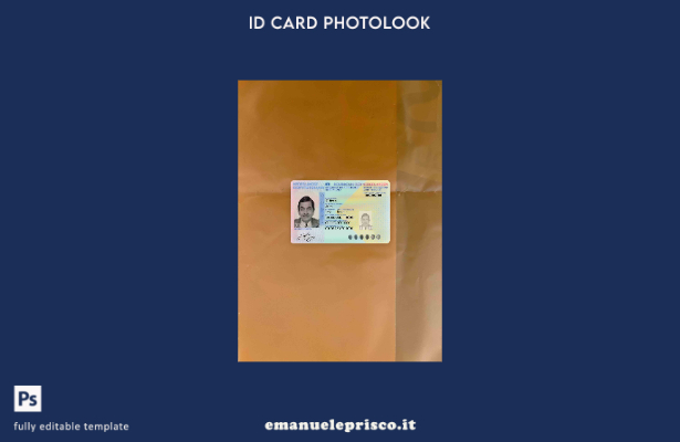 modello FRONTALE con foto d'identità olandese in stile verificato