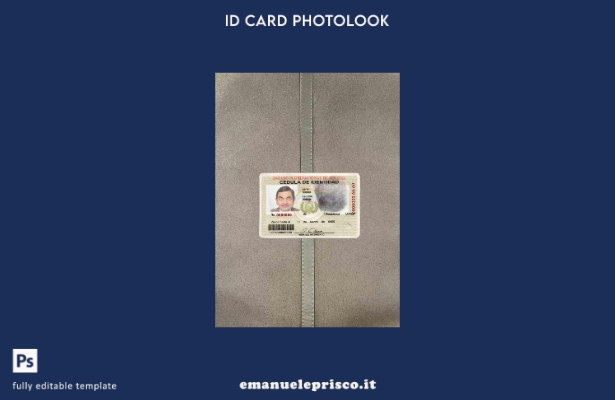 modello FRONTALE photolook ID Bolivia stile verificato