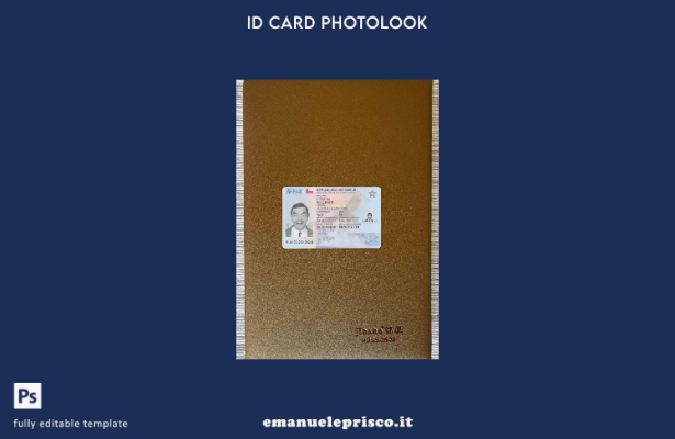 modello FRONTALE photolook ID Cile stile verificato