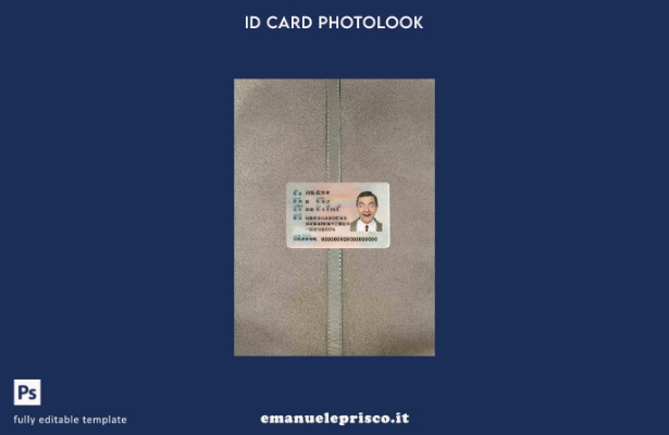 modello FRONTALE photolook ID Cina stile verificato