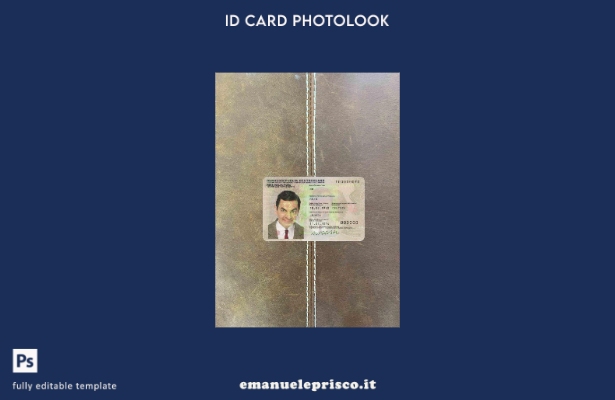 modello FRONTALE photolook ID Germania stile verificato