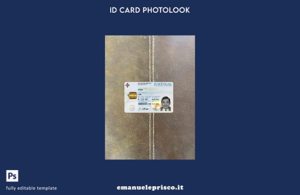 modello FRONTALE photolook ID Portogallo stile verificato
